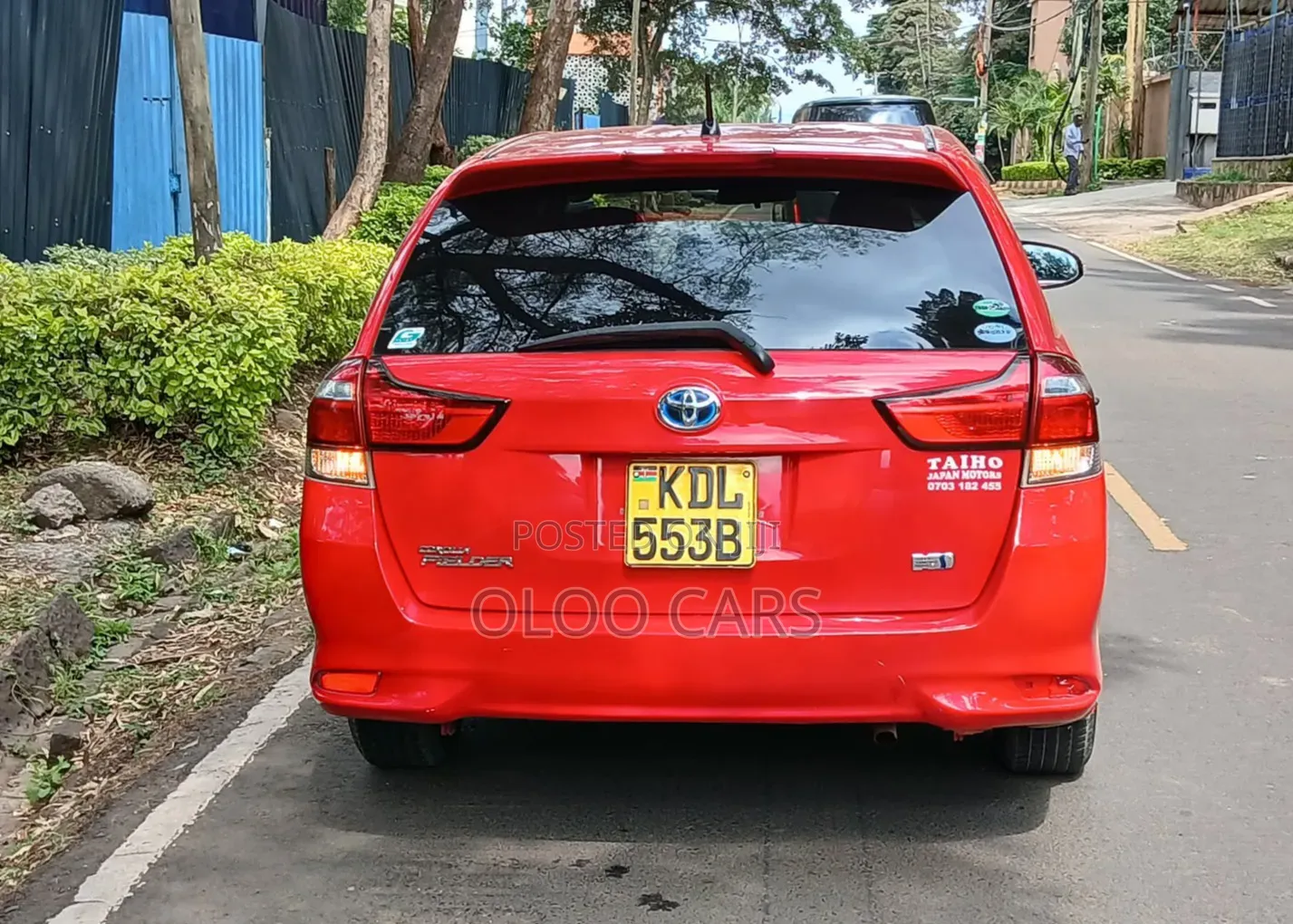 Toyota Corolla Fielder 2016 Red