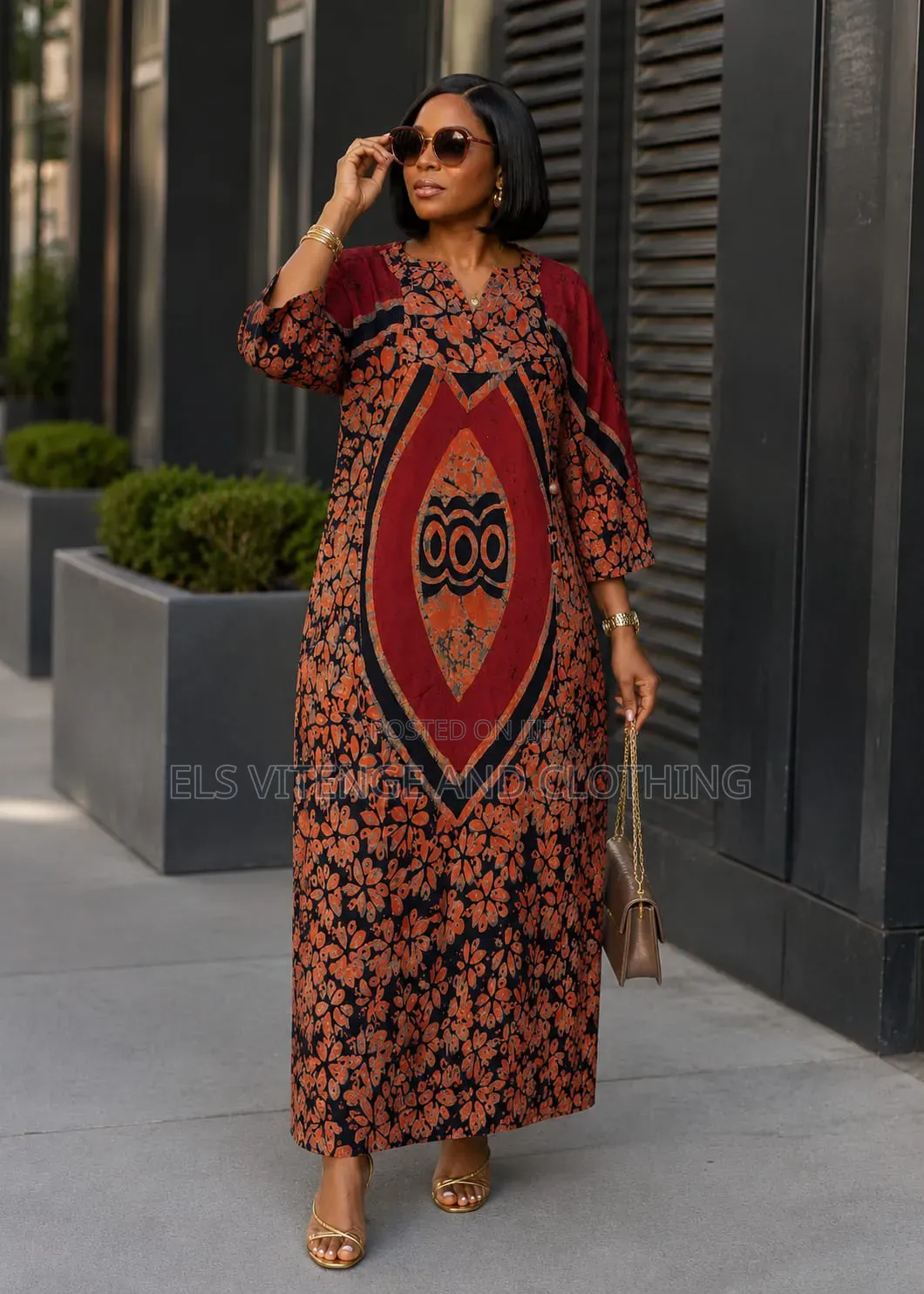 African Embroidered Long Dresses(Batik)