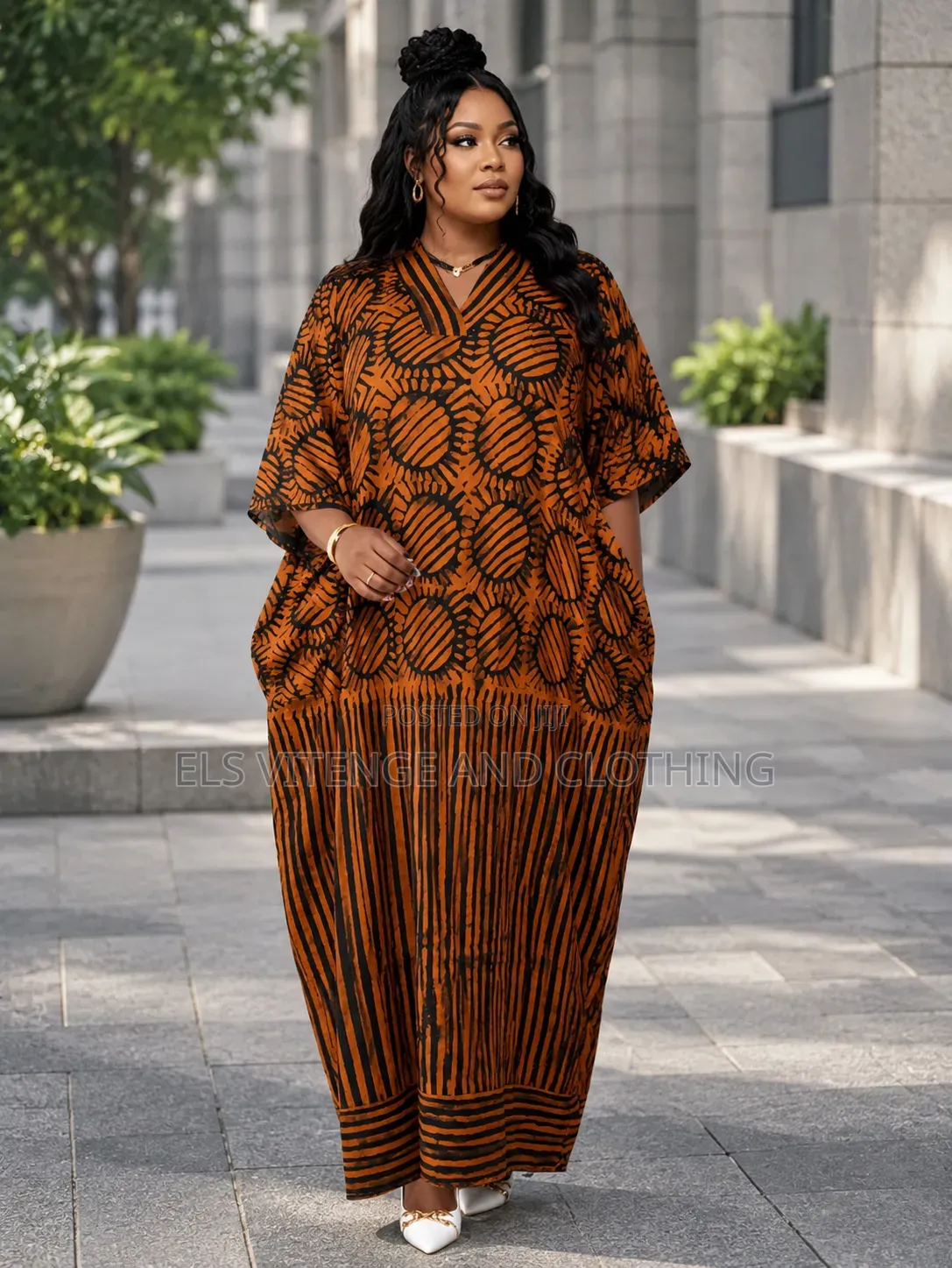African Embroidered Long Dresses(Batik)