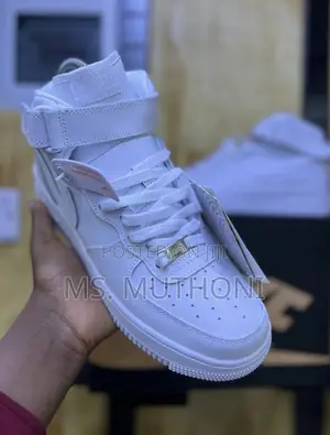 Triple White Air Force 1 Mids Size 37-45
