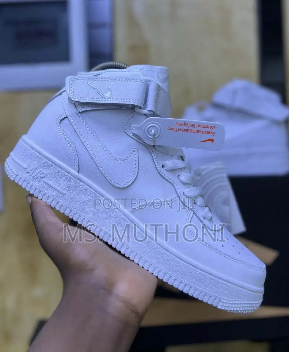 Triple White Air Force 1 Mids Size 37-45
