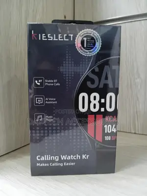Kieslect Smart Calling Watch Kr in Black