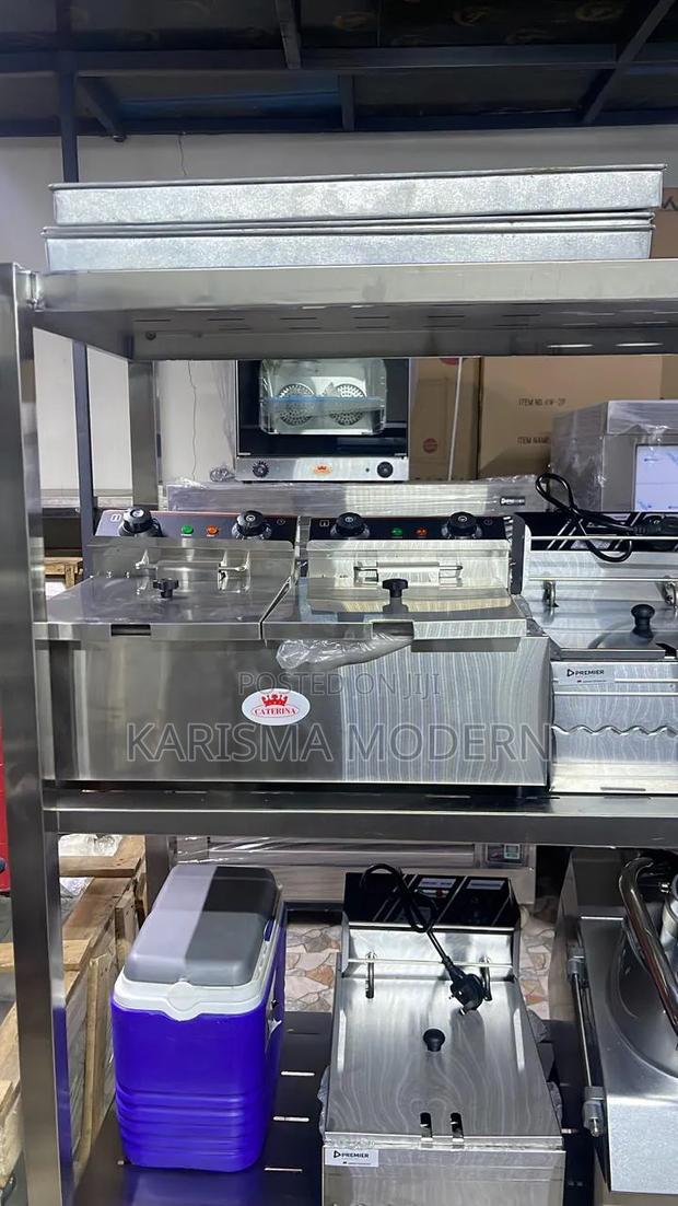 Commercial Stainless Steel Double Fryers