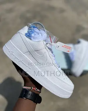 Crisp White Striking Red AF1 NOCTA X Love You Forever Size 38-45