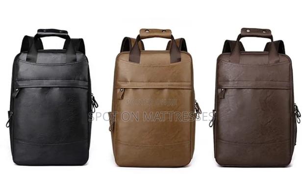 Classic Leather Backpacks Restocked. Black, Coffee Brown. - main view