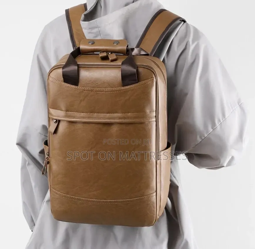 Classic Leather Backpacks Restocked. Black, Coffee Brown.