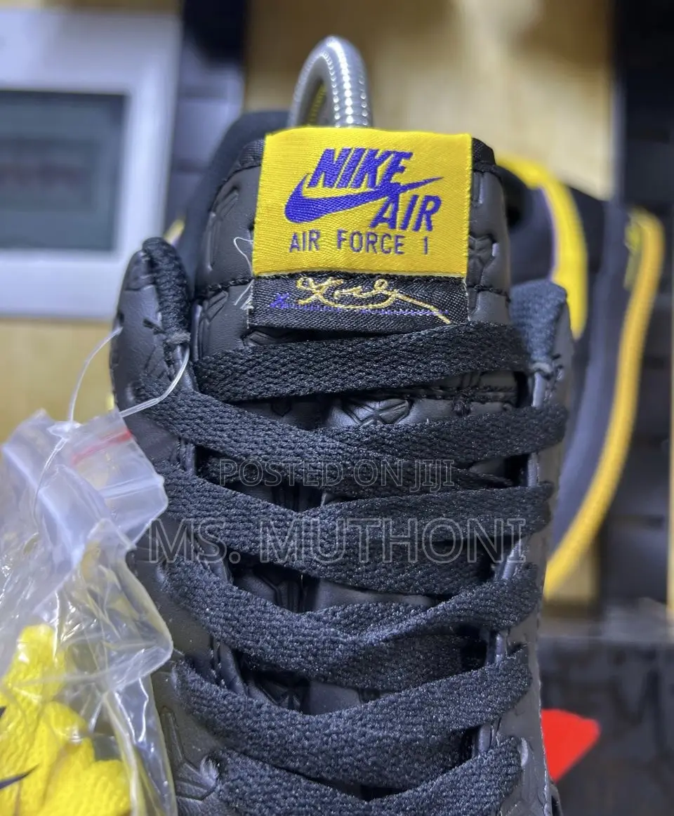 The Nike Air Force 1 Low Kobe Bryant "Lakers Away".