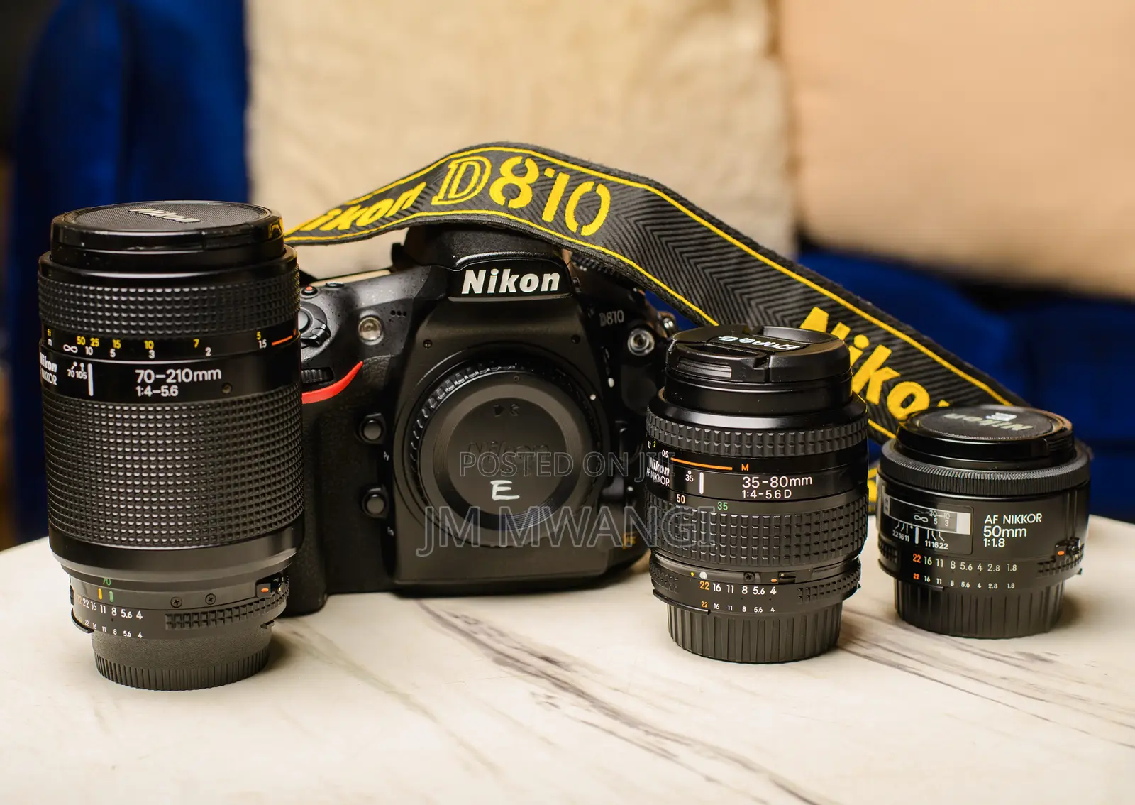 NIKON D810 Camera + Free Lenses