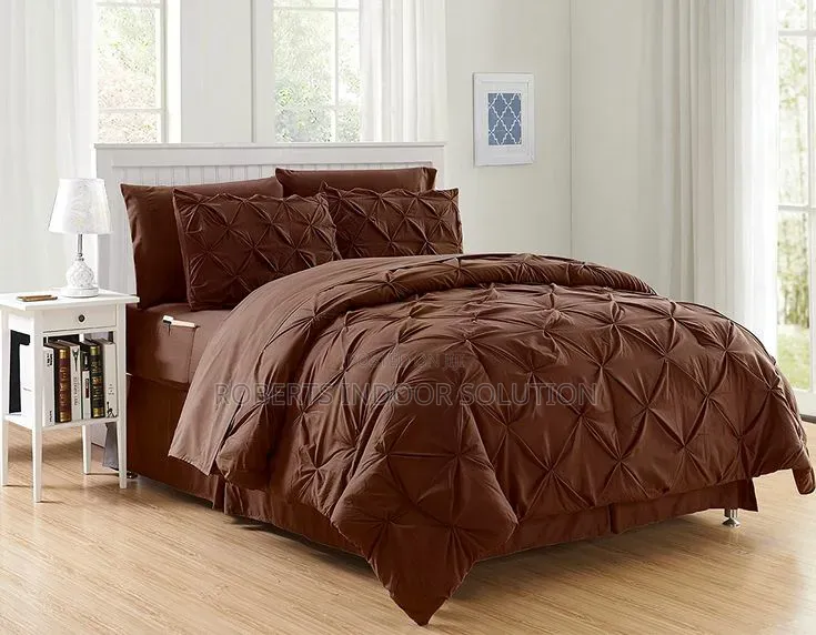 Pinch Pleat Cross Pintuck Duvet Cover Set
