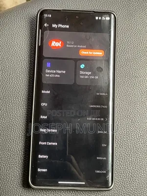 Itel S25 Ultra 256 GB Silver