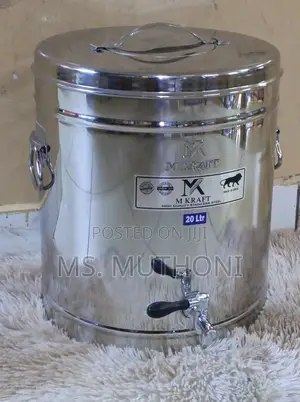 The M KRAFT 20-Liter Stainless Steel Tea Urn—