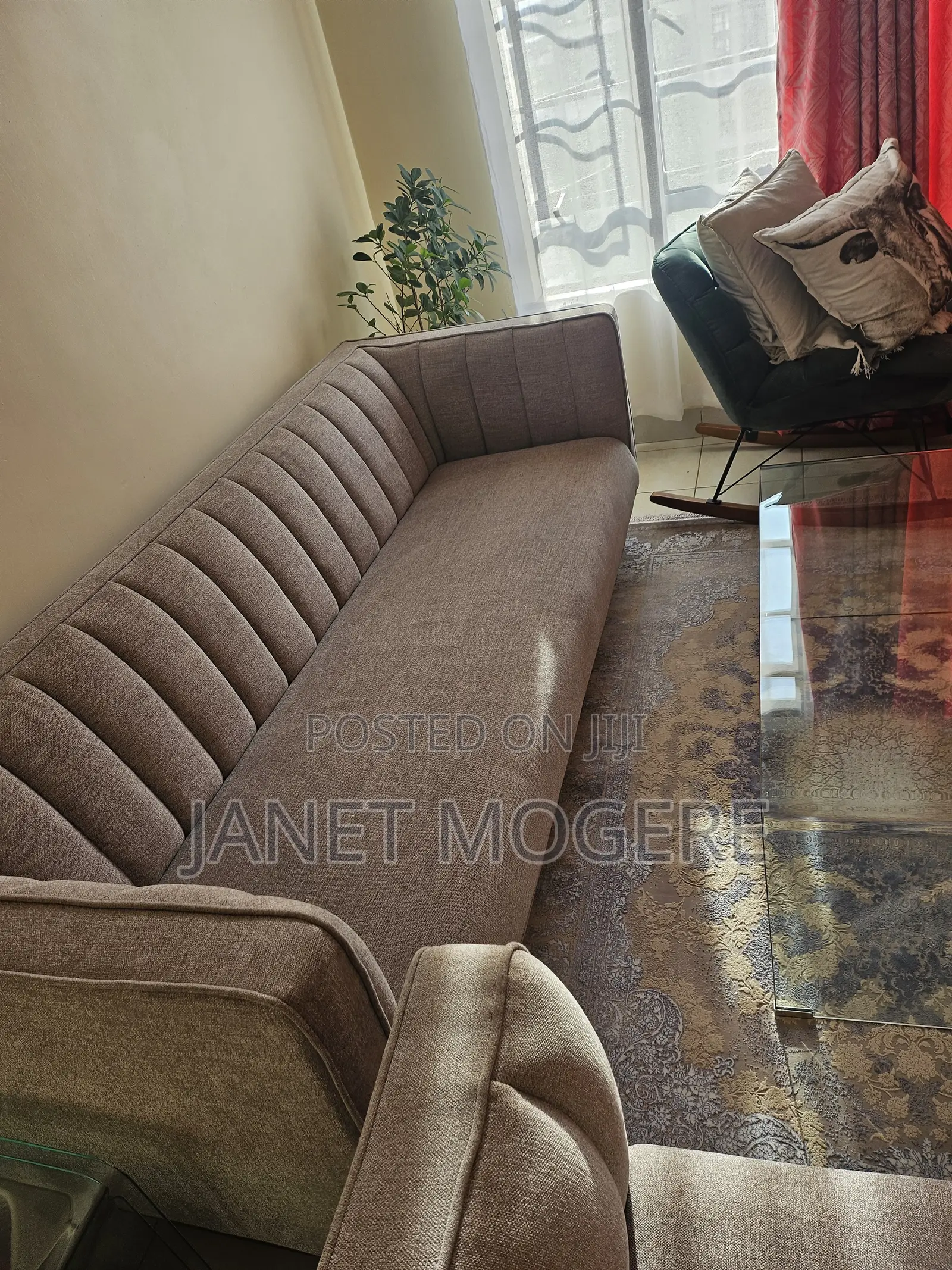 Grey Sofas,in Very Good condition.Used for 1 Year Sparingly