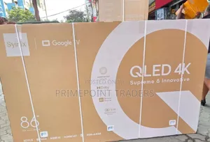 Synix Google QLED TV 86 Inch ,Big Screen