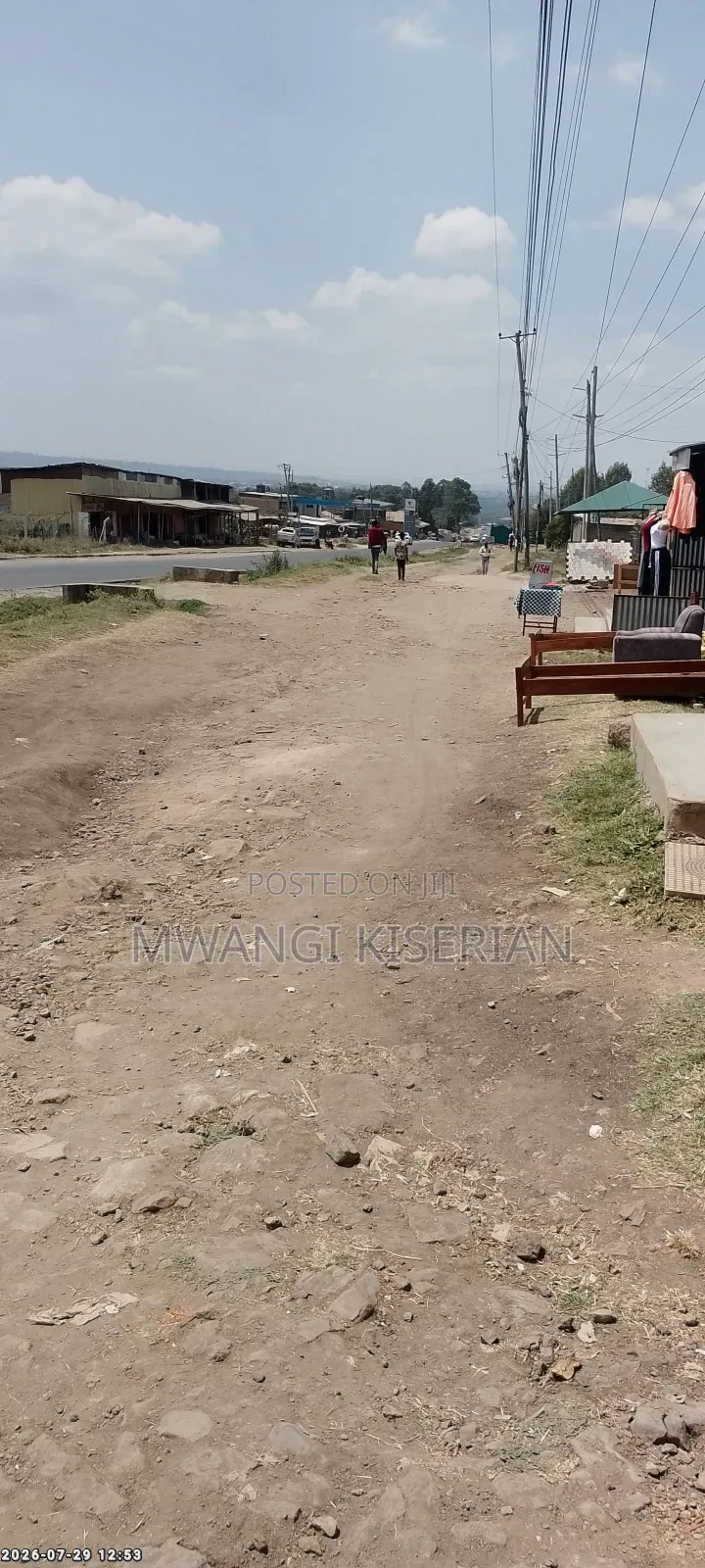 100by100 Plot for Sale in Kiserian Kahuho