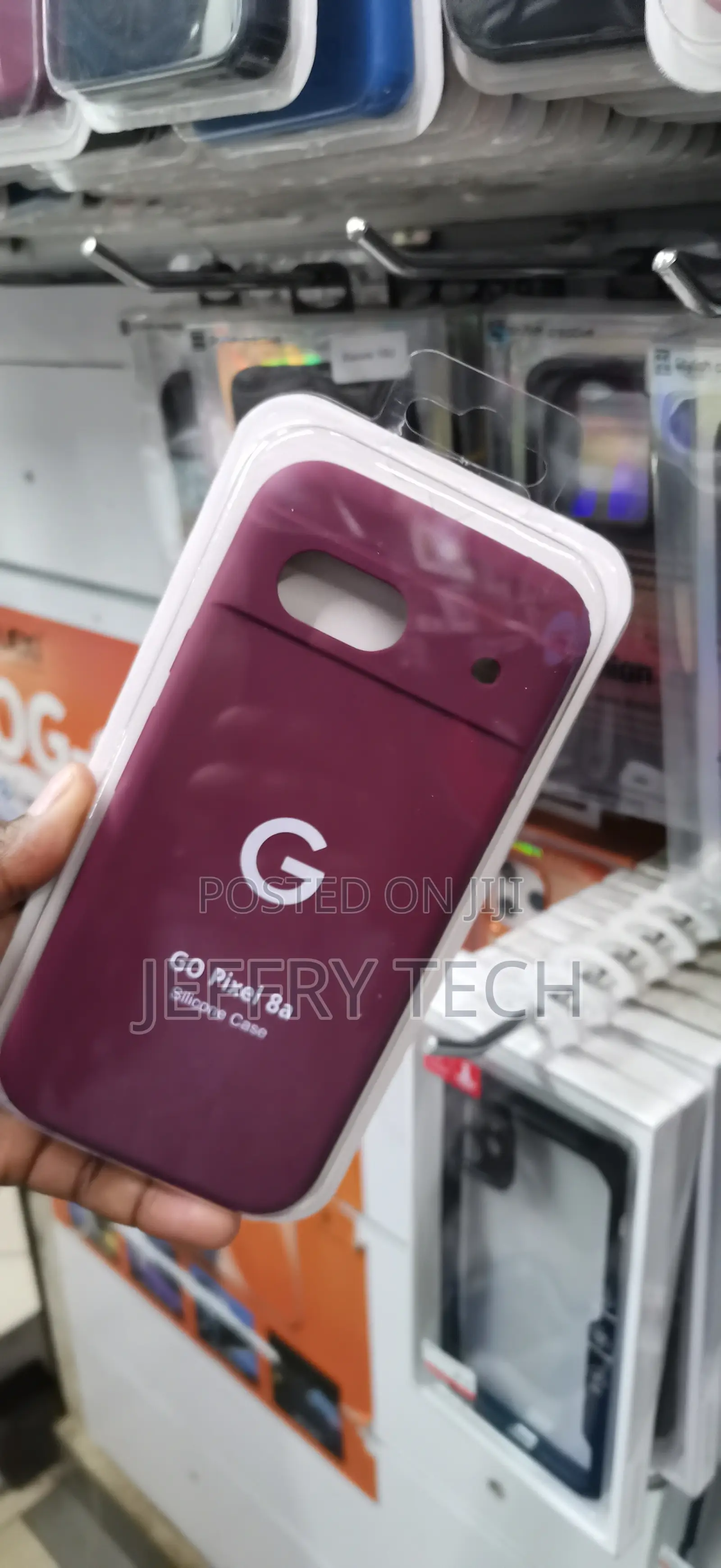 Deep Maroon or Plum -Official Google Case for Pixel 8a