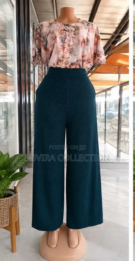 Elegant Tailored Palazzo Pants for Women