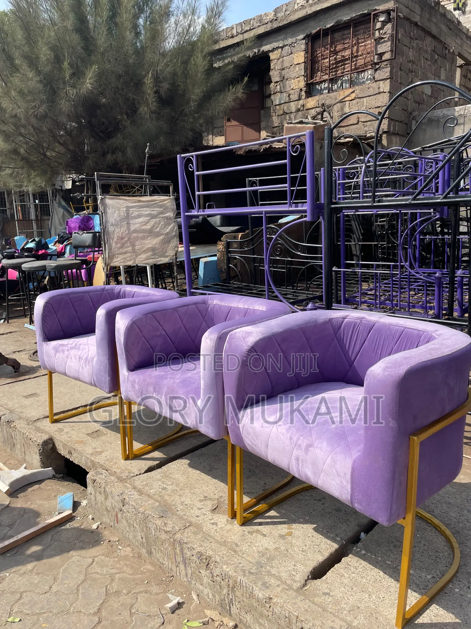Styling Chairs Purple
