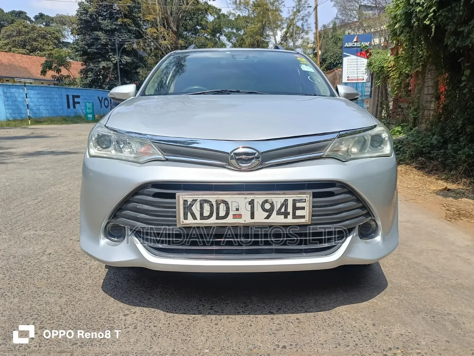 Toyota Corolla Fielder 2014 Silver