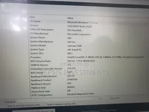 Laptop Dell Latitude 7400 8GB Intel Core i7 SSD 256GB