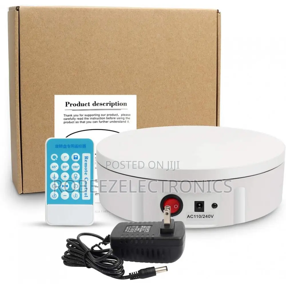 30CM 360 Remote ControlTurntable 50KGLoad Rotating Electric Lazy Susan