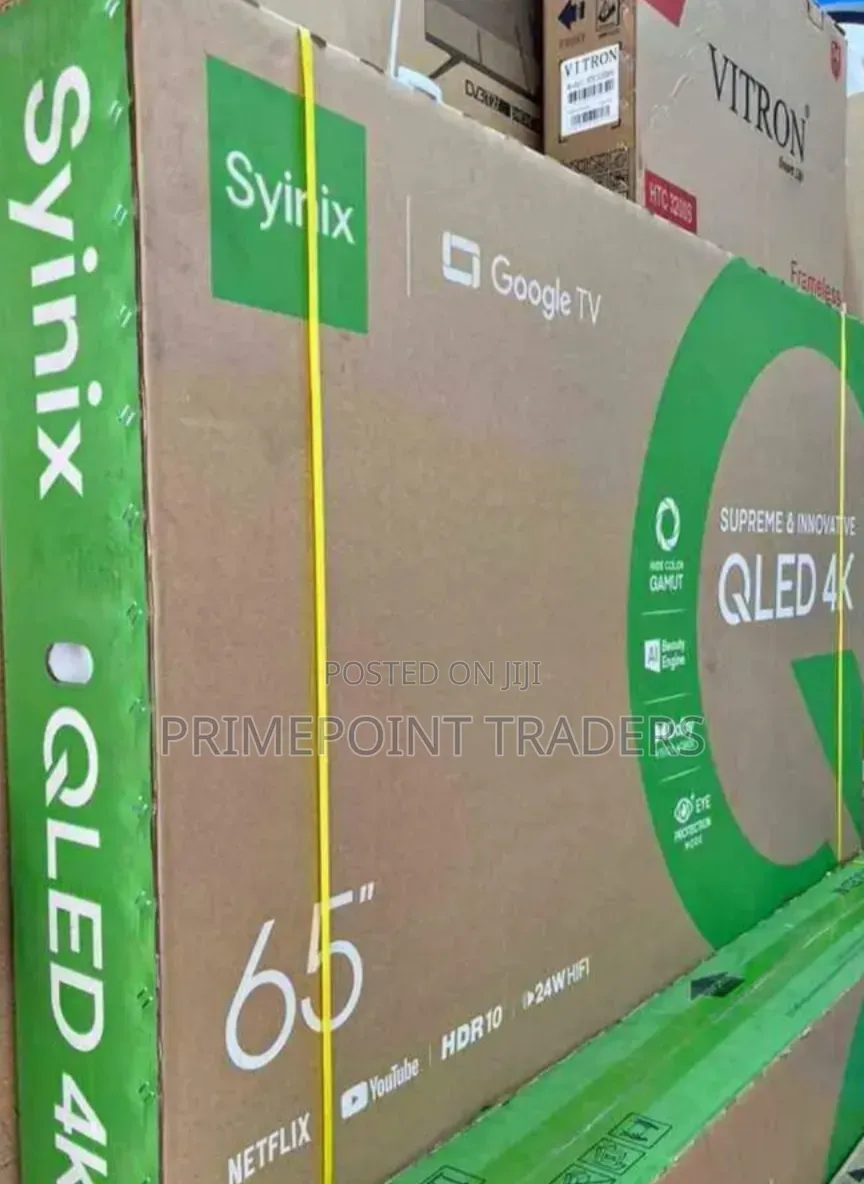 Synix 65 Inch Google QLED Smart Viewing Meets Stunning
