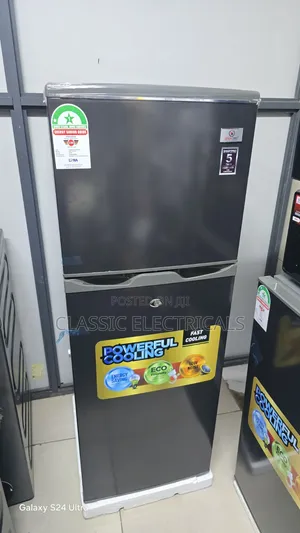 Smartpro 138litres Double Door Fridge With 5years Warranty at Ksh24,499