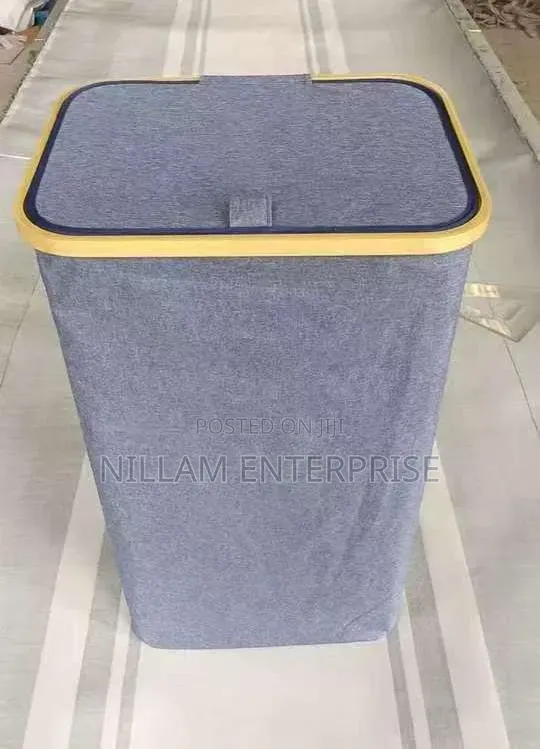 Foldable Laundry Basket With an Inner Bag