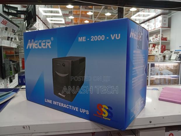 Mecer 2000VA Line Interactive UPS – Surge Protection & Battery Backup - thumbnail 2