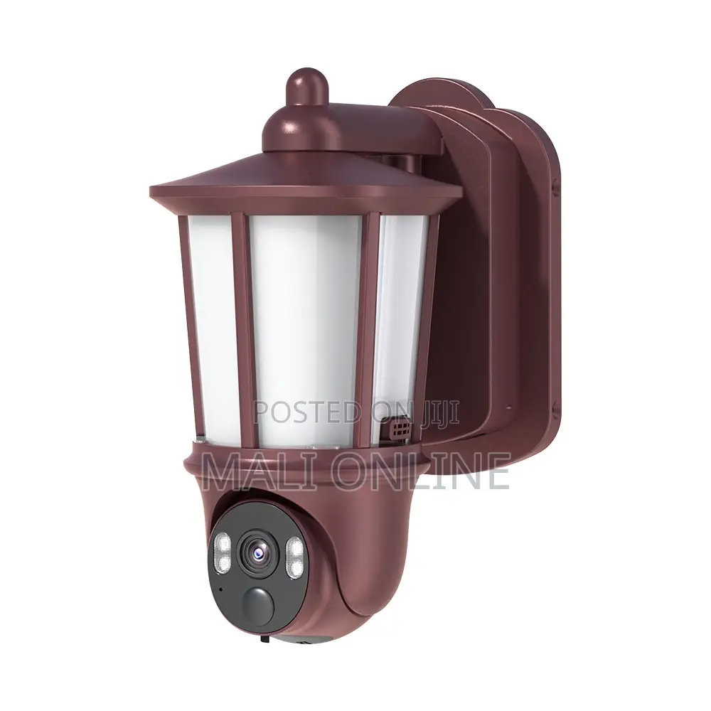 Outdoor Wall Light Camera 3MP Ultra HD Humanoid Tracking Two-Way Audio