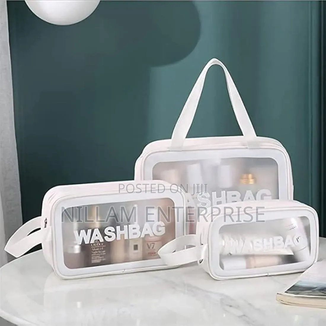 3pcs Waterproof Cosmetic/ Toiletry Portable /Wash Bag