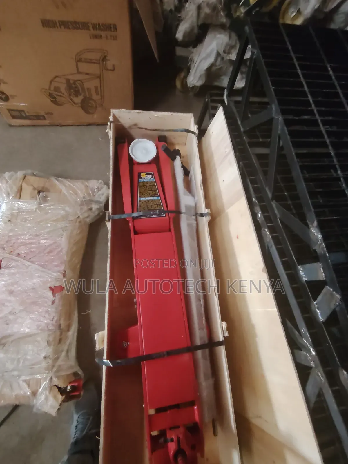 Strong Hydraulic System Heavy Duty Trolley Jack 5tns Sunshine