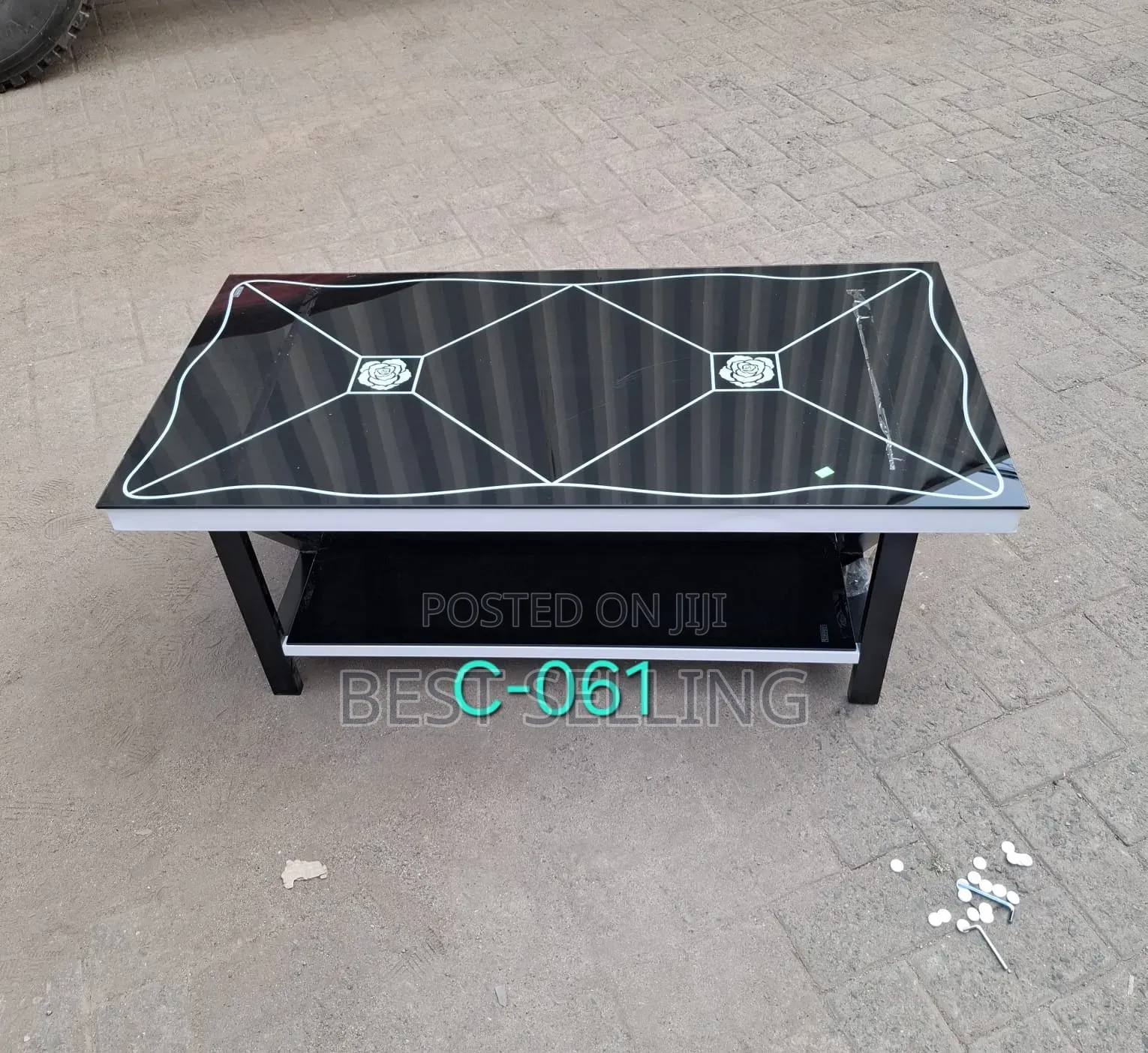 Classic Glass Rectangular Coffee Table
