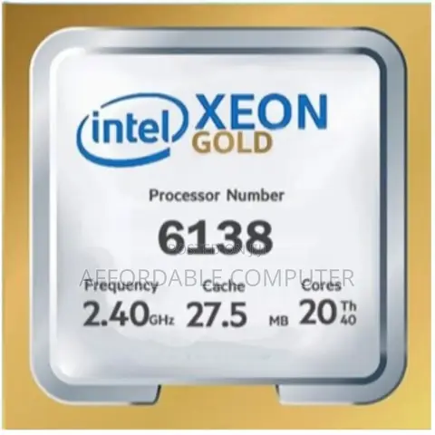 Intel Xeon Gold 6138 20-Core 2.0GHz Server Processor