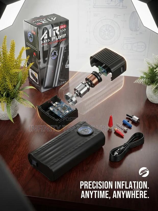 Car Cigar Powered Portable Air Inflating Pump