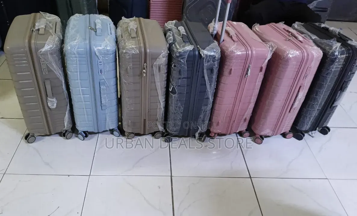 Fashion 3-in-1 Unbreakable Luxury Rubber Suitcase Set