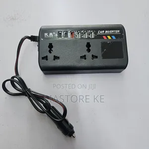 Multi-Function Car Power Inverter for Laptop, Phone Home Appliances