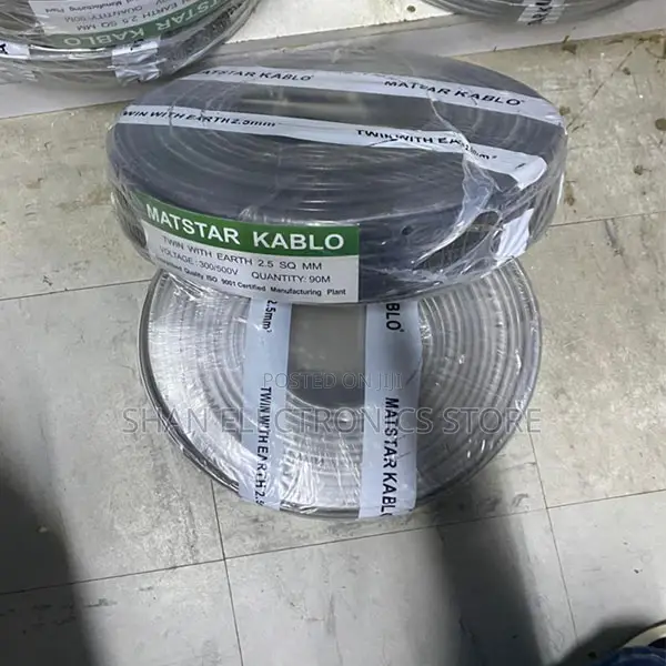 Good Quality Length= 90 Meters 2.5mm2 300v/500cableV Twin With Earth