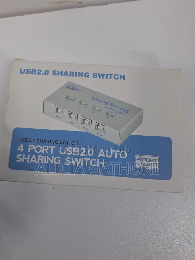 4 Port Usb2.0 Sharing Switch Hub