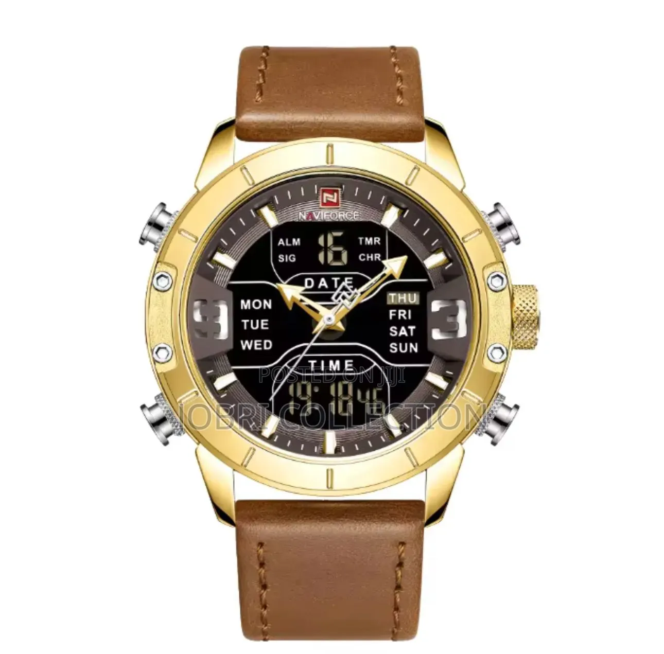 Mens Naviforce Analogue Digital Display Watch