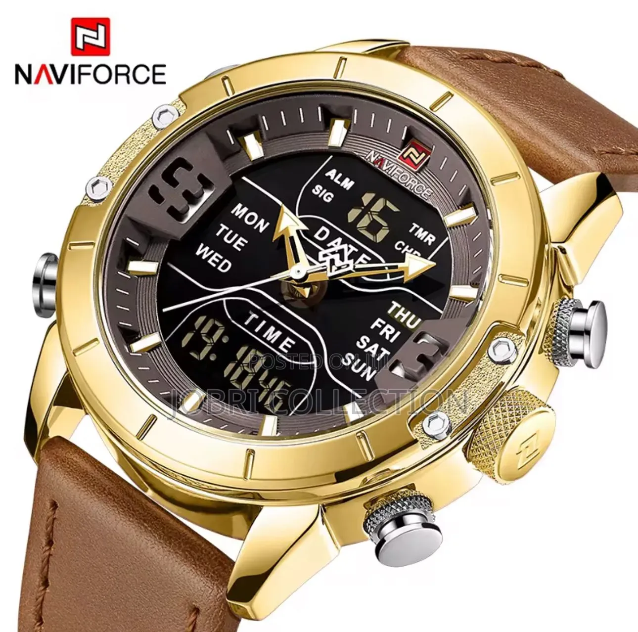 Mens Naviforce Analogue Digital Display Watch