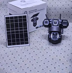 4G Solar PTZ Camera With Triple Lens, PIR Sensor Remote Viewing
