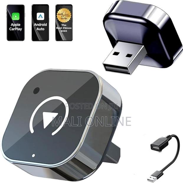 2 in 1 Wireless CarPlay Android Auto Adapter Mini USB Type-C Dongle - thumbnail 2