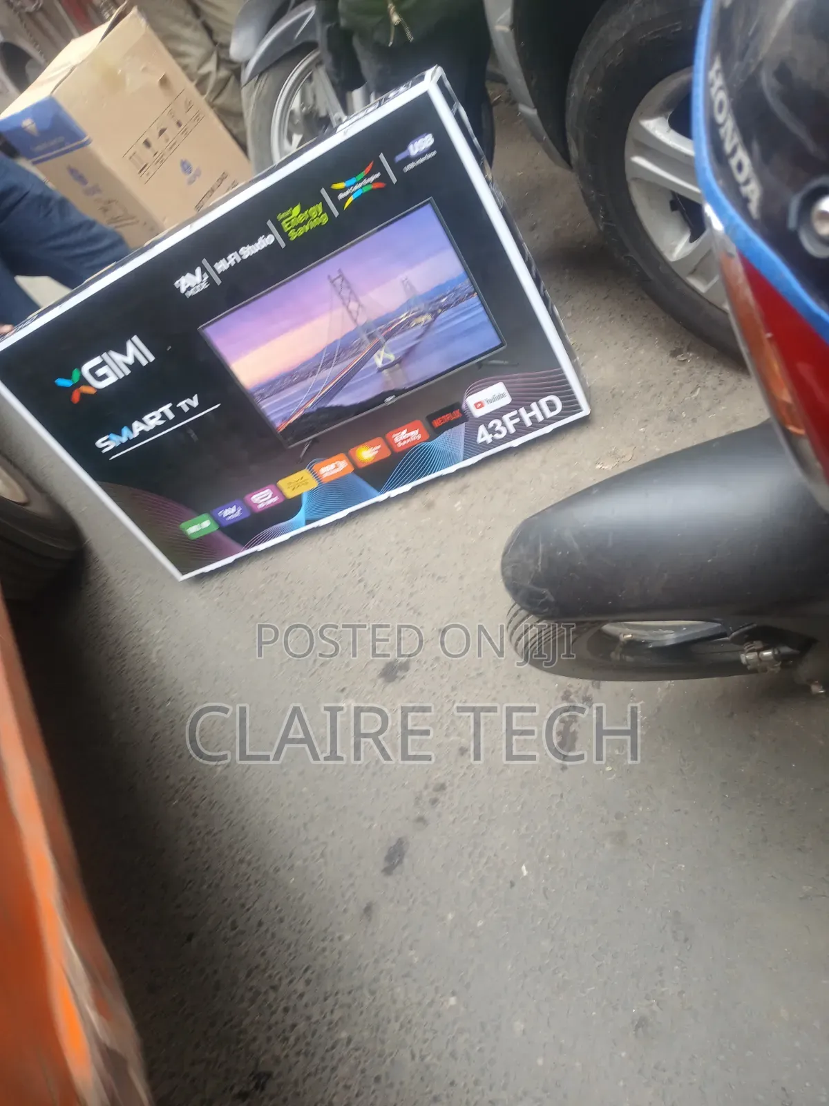 X GIMI 43" Smart TV – Full HD Display With Wi-Fi
