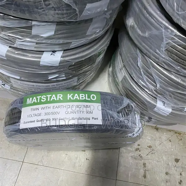 Heavy Duty 2.5mm 3 Core Twin Earth PVC Electrical Cable 90M