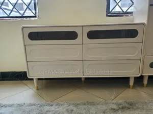 Fluted Glass Dresser