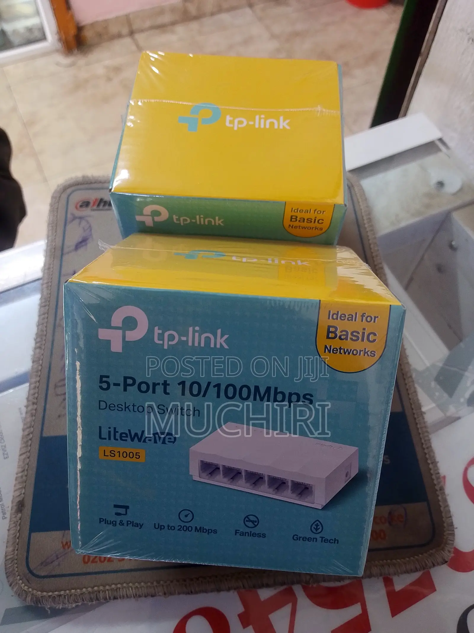 Original TP-Link LS1005 5-Port Network Switch Plug and Play