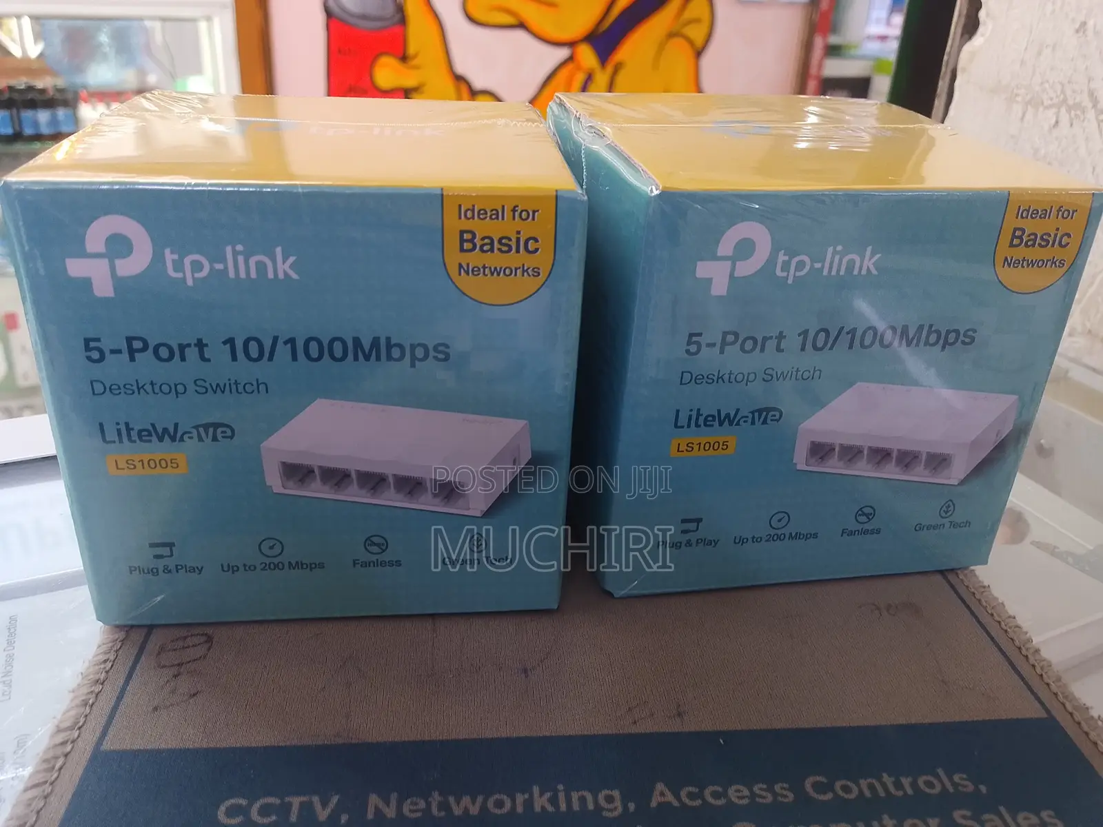 TP-Link LS1005 5-Port 10/100Mbps Fast Ethernet Desktop Switch