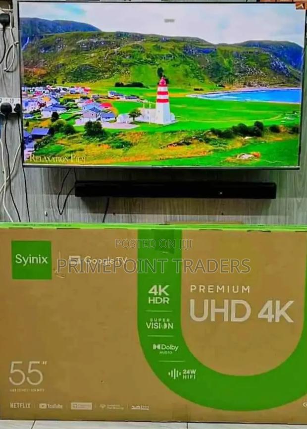 Syinix 55" QLED Google TV – Smart Entertainment With Brilliant
