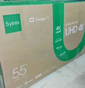 Syinix 55" QLED Google TV – Smart Entertainment With Brilliant
