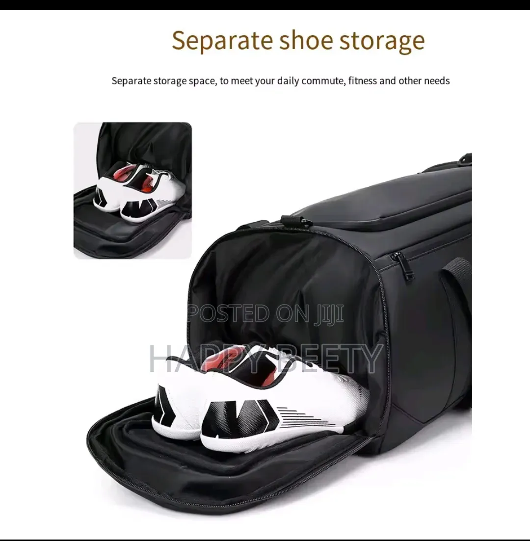 Polished Durable Stylish Duffle Bag With Separate Shoe Compartment